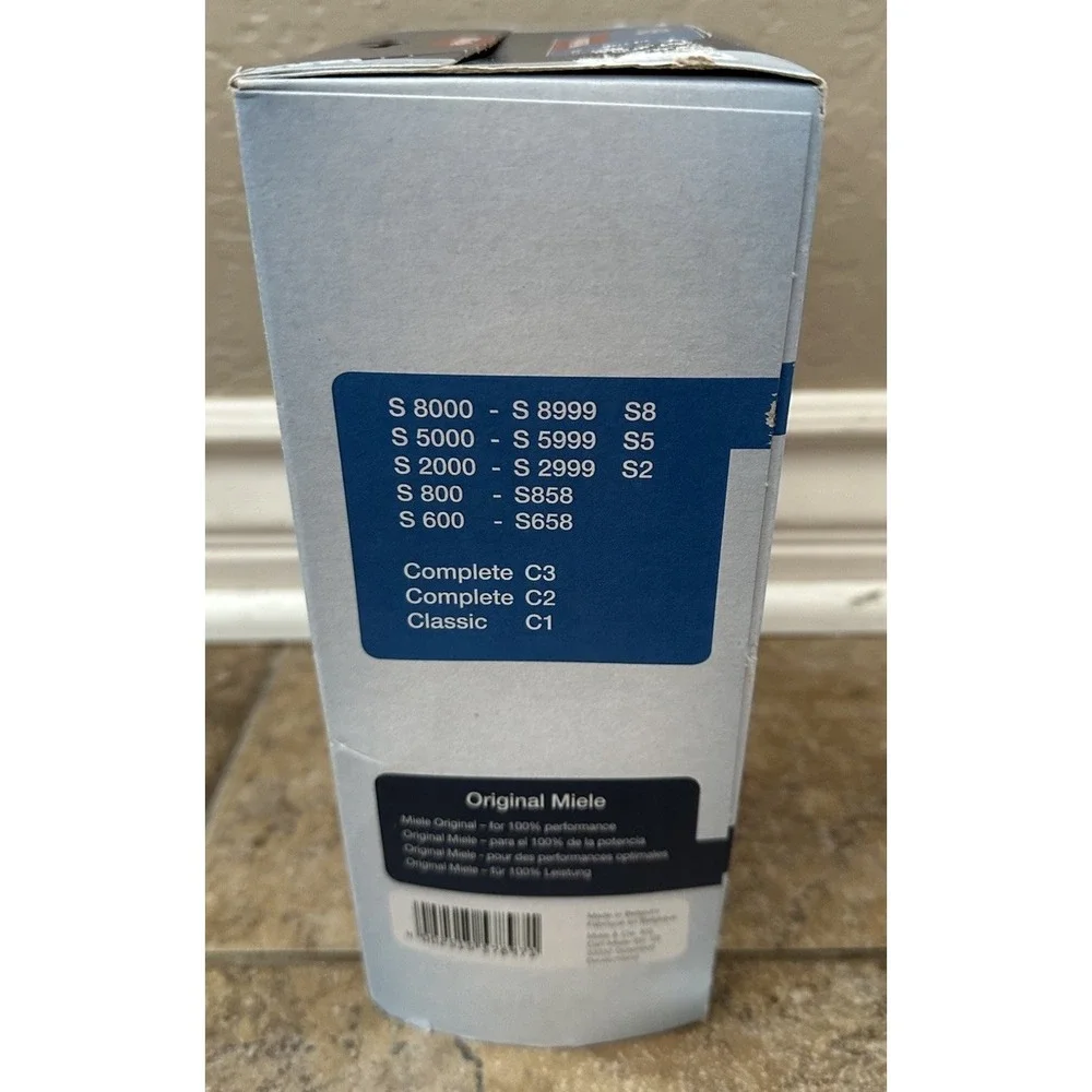 10123210 AirClean 3D Efficiency Dust Bag Type GN 4 Bags & 2 Filters White
